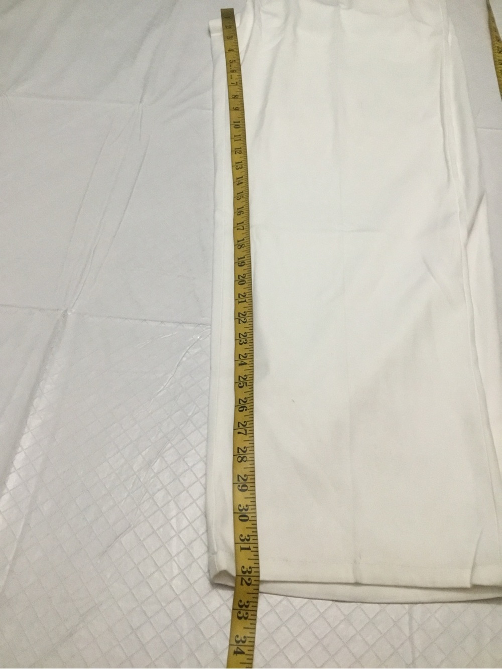 Men's White Classic Dress Pants - Picture 8 of 15